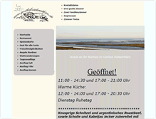Tablet Screenshot of gasthof-suedwesthoern.de